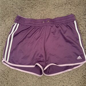 Adidas Large 4” Purple Soccer Shorts